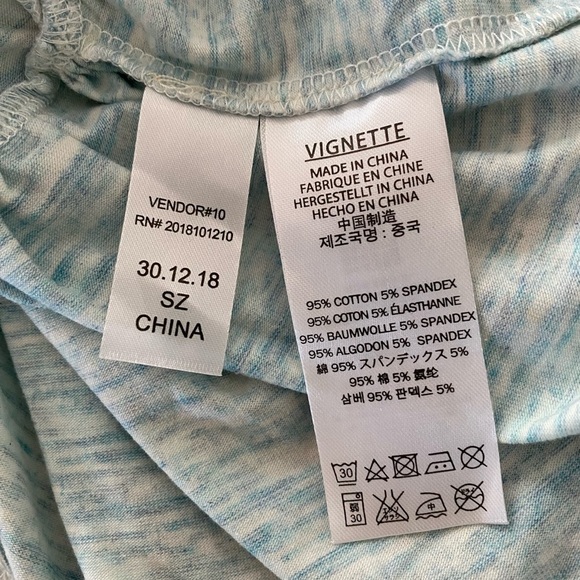 NWT Vignette Girls Size 7, Aqua Heather Ruffle Dress, Twirly Dress, Sundress - Picture 4 of 8